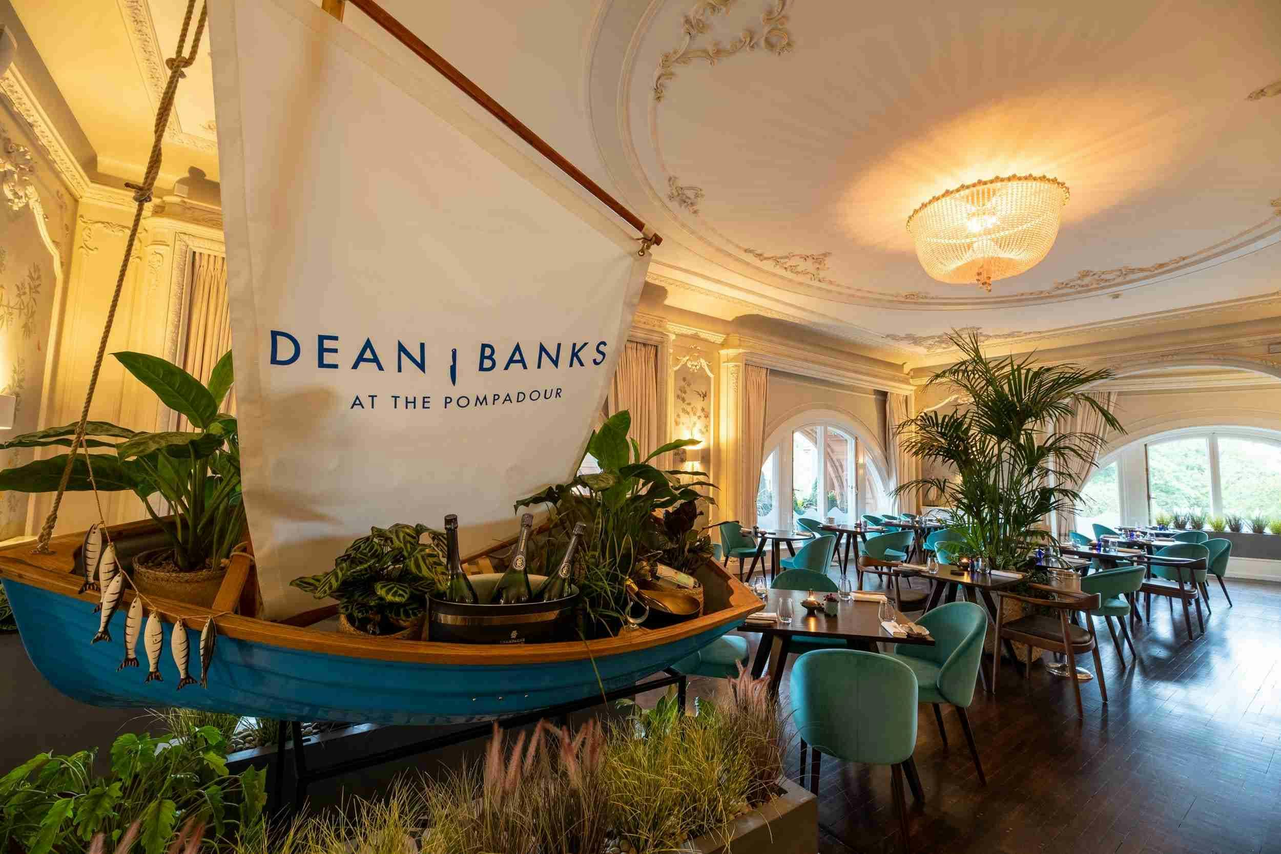 Nautical-themed event space at The Pompadour, ideal for corporate events and celebrations.