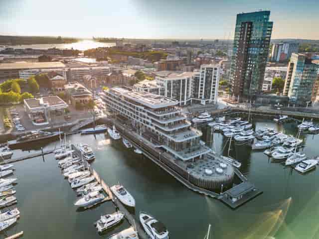 The Bow at Harbour Hotel Southampton, modern waterfront venue for upscale events.