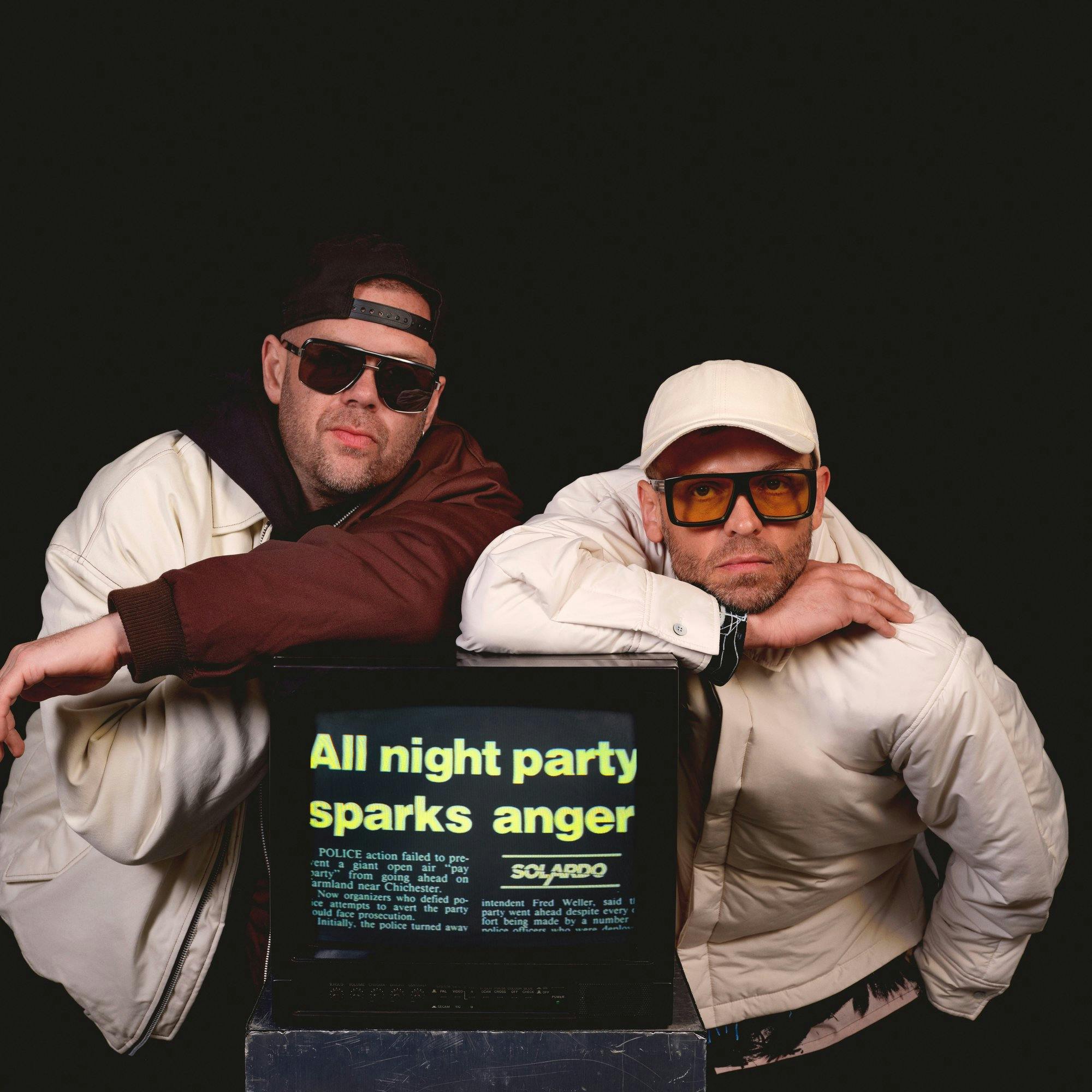 Stylish individuals in trendy attire at Cloakroom, perfect for an all-night party event.