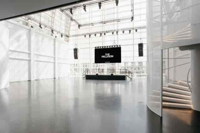 Main Hall at The Pelligon: High-ceiling venue for brand activations and corporate presentations.