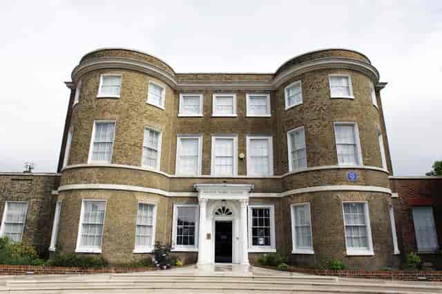 Historic Glasshouse at William Morris Gallery, ideal for corporate events and meetings.