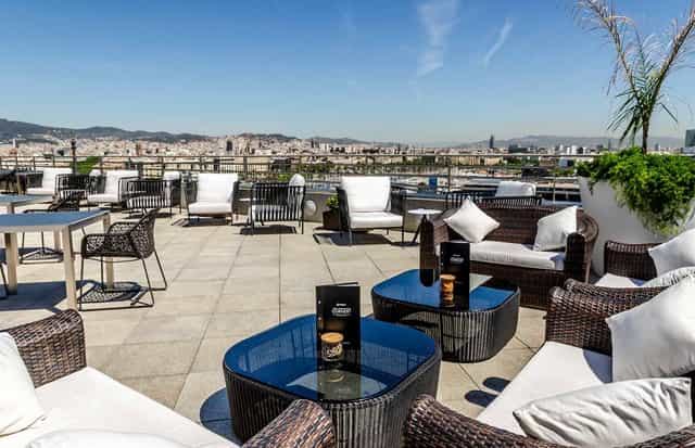 Stylish rooftop venue at Eurostars Grand Marina, ideal for upscale events and gatherings.