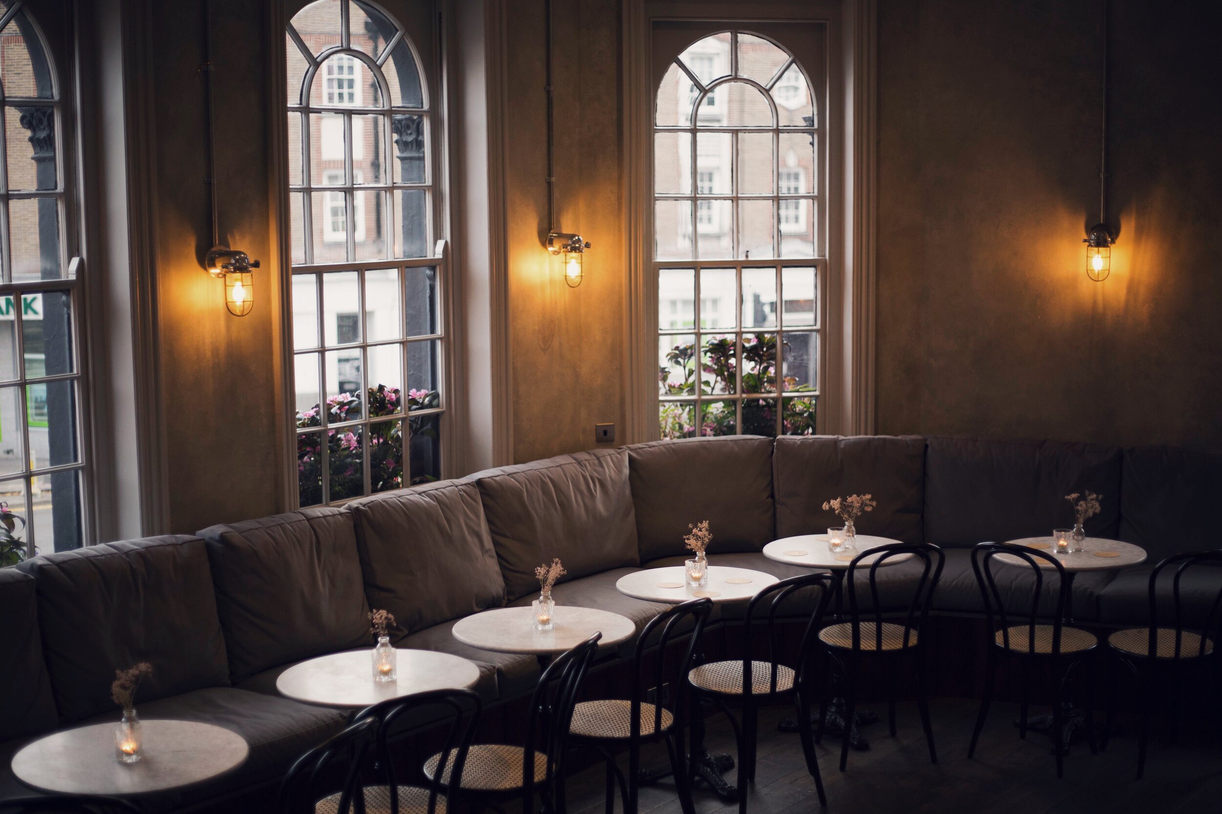 Stylish lounge with cozy seating, ideal for cocktail receptions and networking events. - Banner