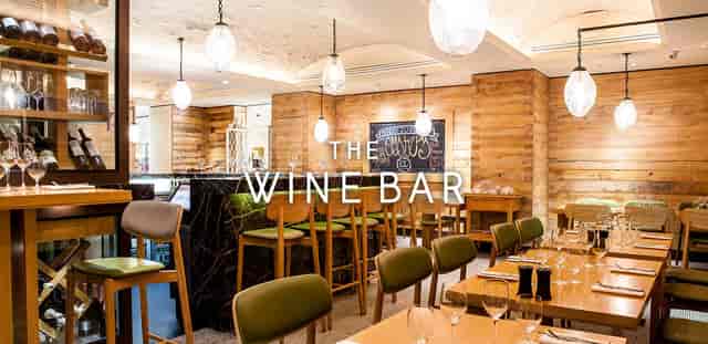Stylish wine bar at Fortnum & Mason, perfect for intimate gatherings and networking events.