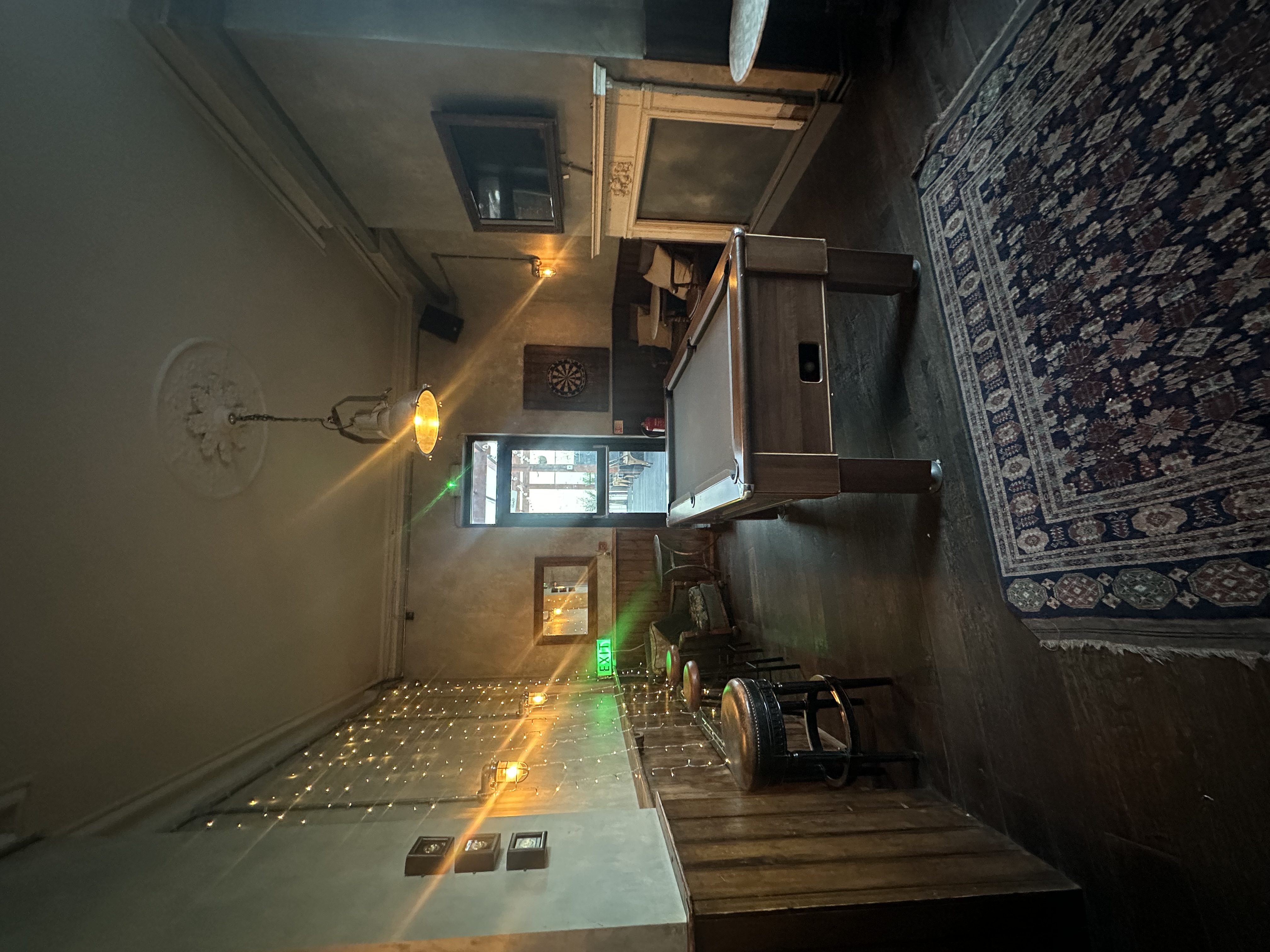 Cozy billiard room with pool table, perfect for networking and team-building events.