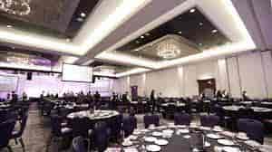 Regency Ballroom at Hyatt Regency Vancouver, elegant event space for conferences and galas.