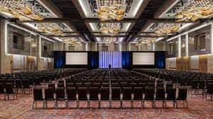 Centennial Ballroom at Broward County Convention Centre, spacious conference hall for events.
