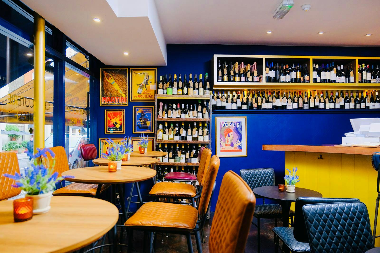 Vibrant venue at Voila! Wine Bar, perfect for intimate gatherings and networking events.