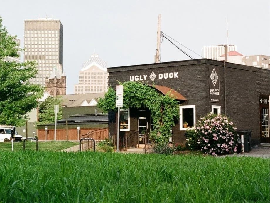Ugly Duck venue: intimate, cozy breakout space for corporate events and morning networking.