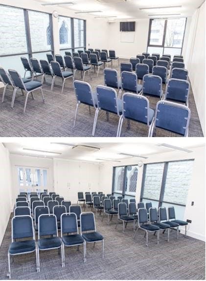 The Ruby Suite in The Rock Tower: versatile meeting space for workshops and conferences.