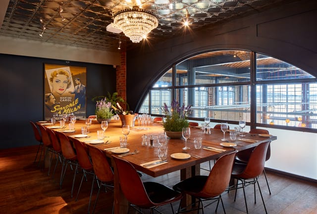 Tivoli Room at Bistrot Pierre Mumbles, elegant meeting space for corporate events.