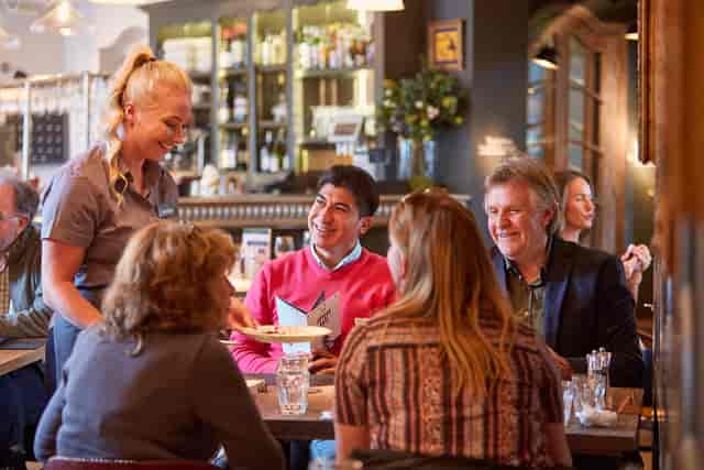 Lively dining scene at Bistrot Pierre Ilkley, perfect for informal meetings and events.