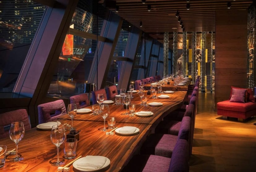 Sophisticated dining space at YAMA SABAKU, ideal for corporate events and intimate gatherings.
