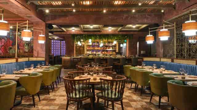 Vibrant private dining room in Chica Las Vegas for intimate gatherings and corporate events.