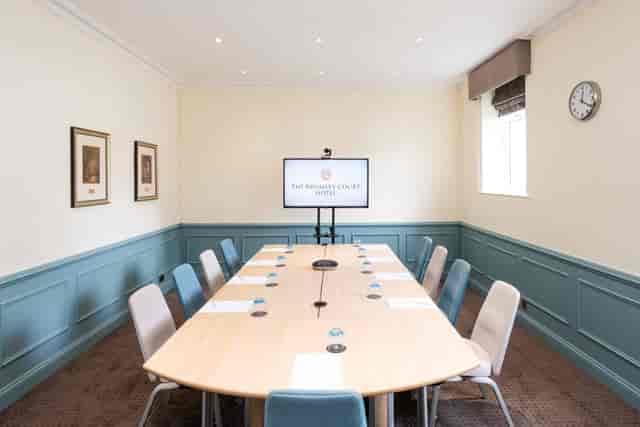 Seminar room at Bromley by Bow Centre, ideal for corporate meetings and workshops.