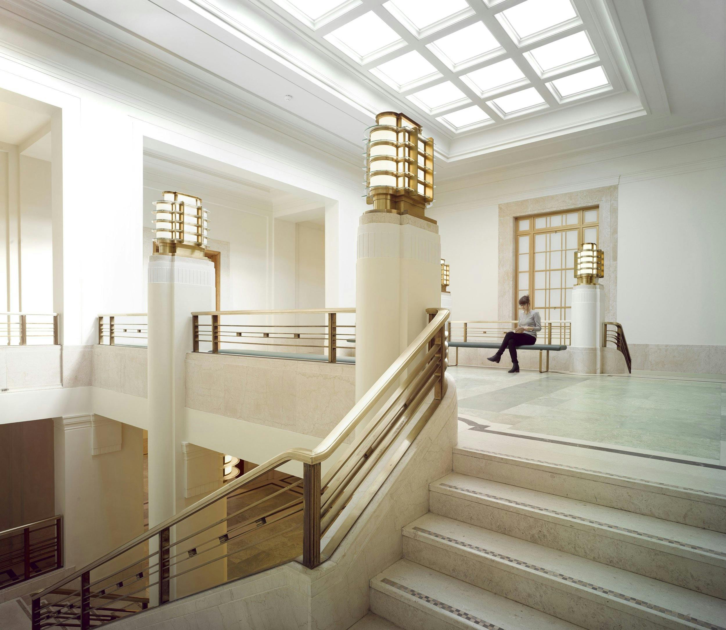 Hackney Town Hall venue with Art Deco design, ideal for networking events and conferences.
