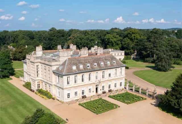 Terrace at Stapleford Park: elegant venue for corporate retreats and weddings.
