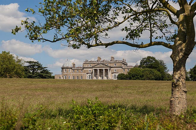 Private Chapel at Wrotham Park, elegant architecture for upscale events and weddings.