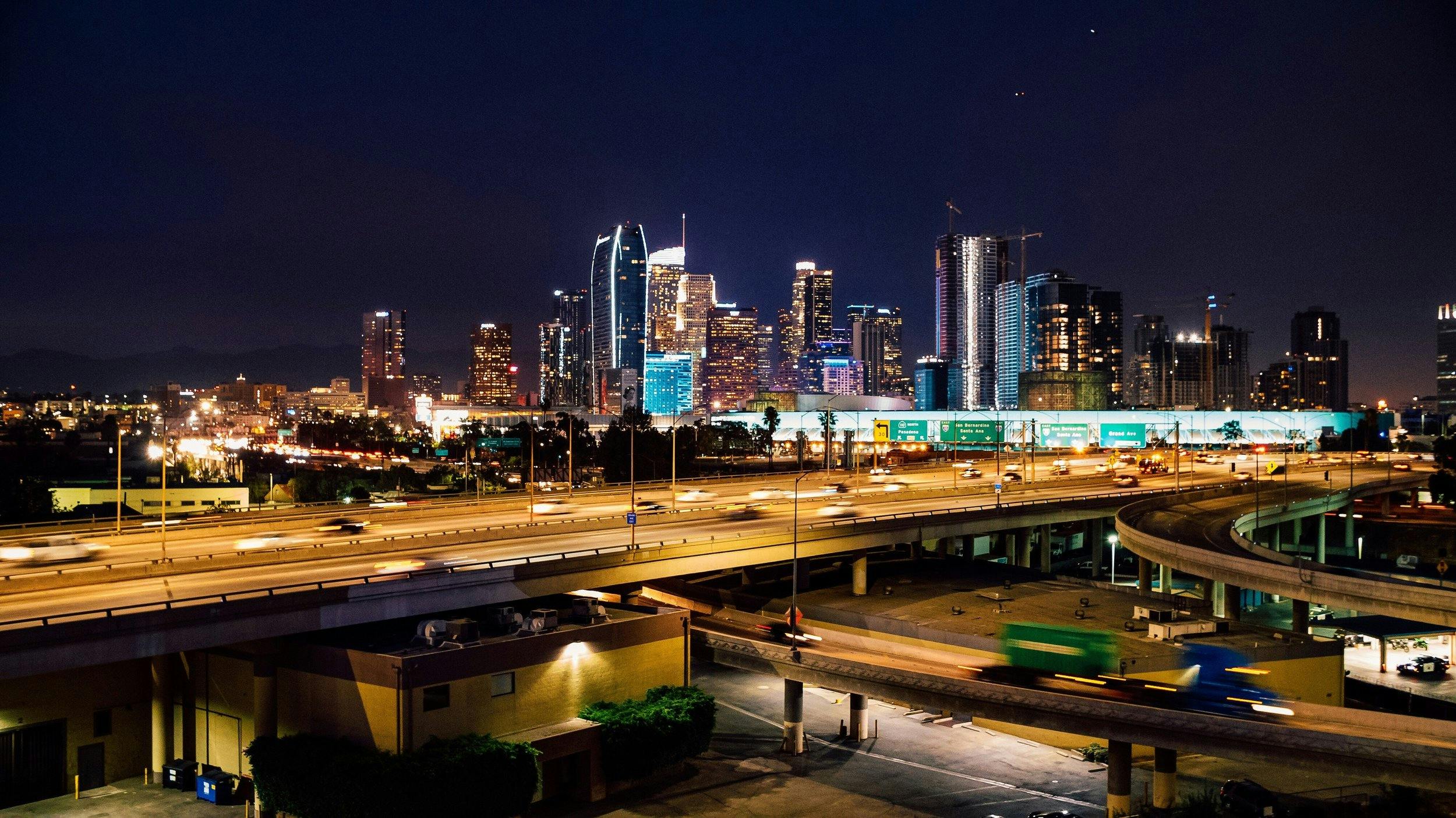 Penthouse at Casa Vertigo with vibrant city skyline, perfect for corporate events.
