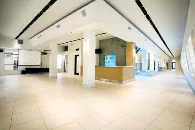 12th Floor Penthouse event venue with modern design and natural light for meetings and gatherings.