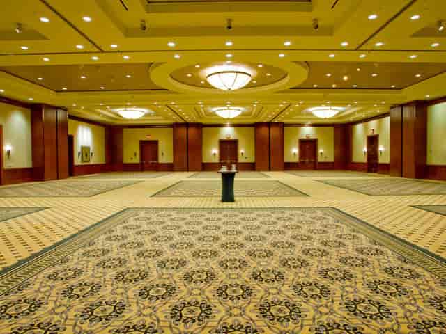 Grand Salon Preassembly at Omni Houston Hotel, elegant event space for conferences and banquets.