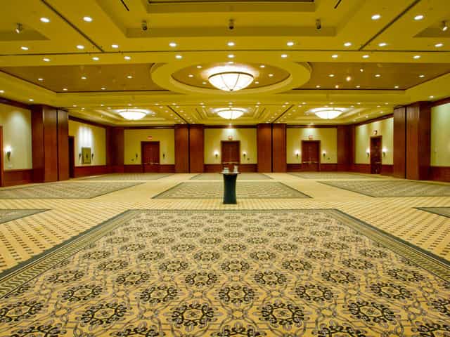 Grand Salon Preassembly at Omni Houston Hotel, elegant event space for conferences and banquets.