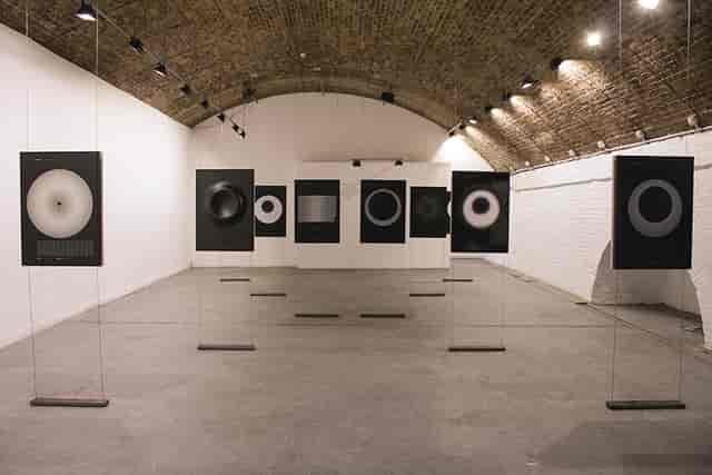Contemporary art installation in spacious Hoxton Arches for unique events and exhibitions.