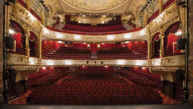 Victorian Richmond Theatre with ornate architecture, ideal for elegant events and performances.