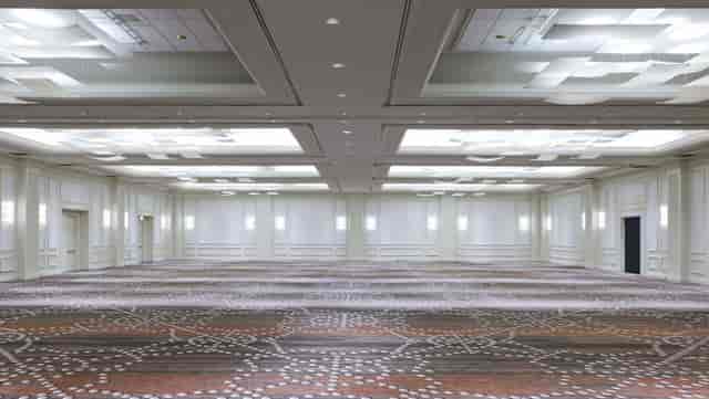 Grand Ballroom at Renaissance Austin, spacious event hall with elegant decor for weddings and meetings.