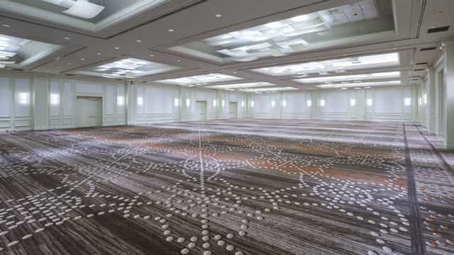Grand Ballroom at Renaissance Austin, spacious venue for elegant banquets and conferences.