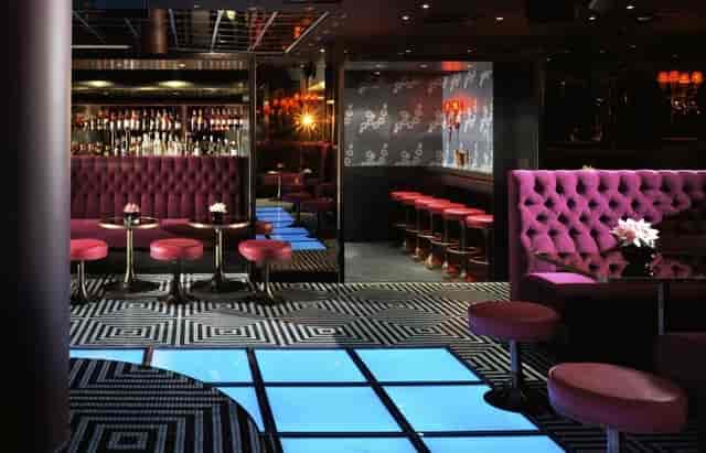 Boutique Stanley’s Chelsea nightclub with illuminated dance floor for VIP parties and events.