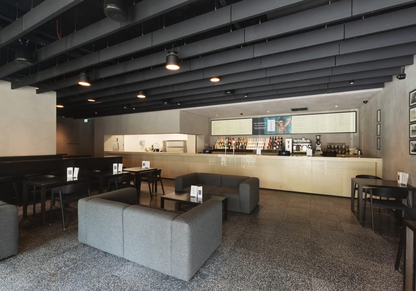 Curzon Hoxton bar: modern venue with sleek design for networking events and meetings.