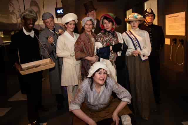 London Museum Docklands historical costumed event corporate team building