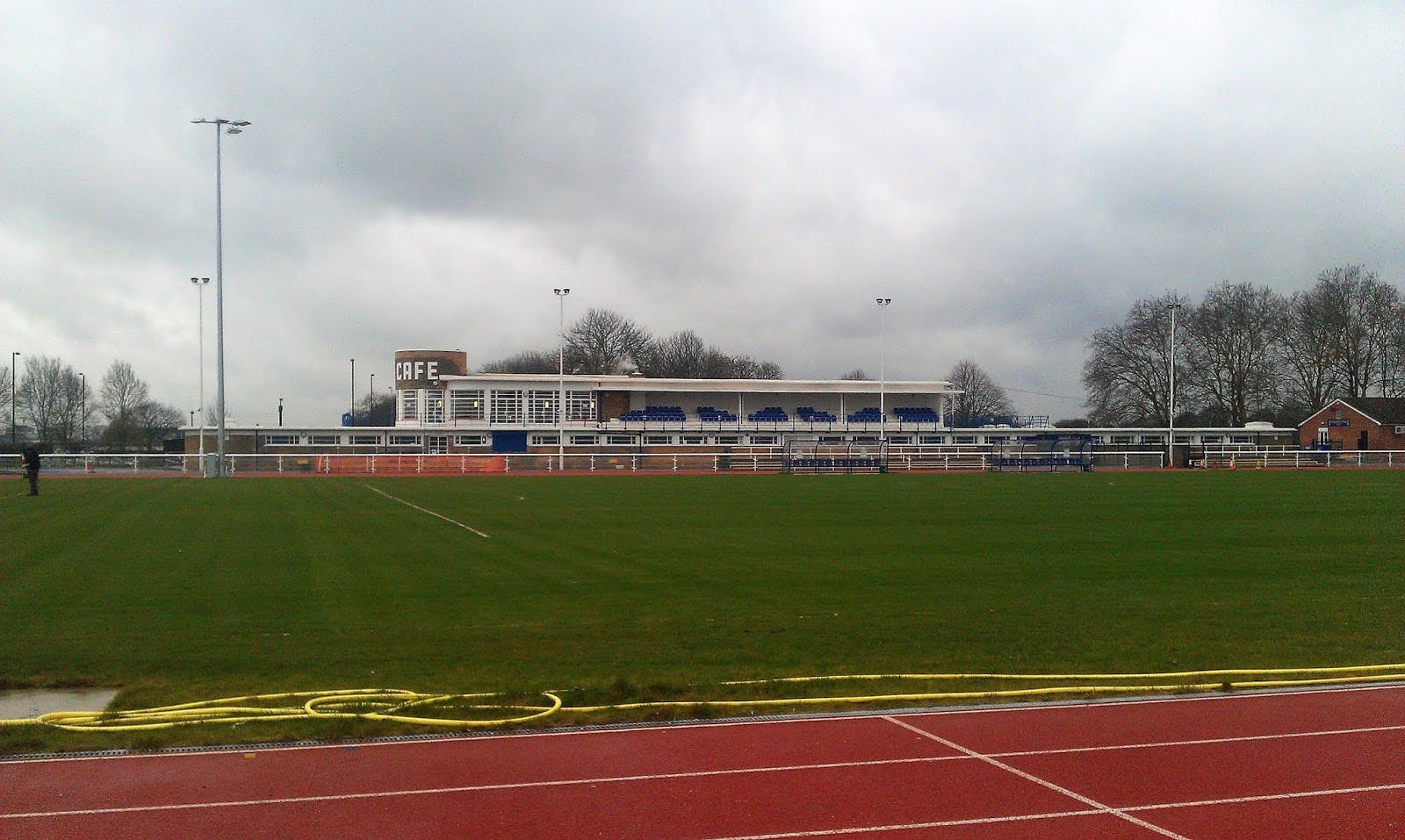 Queen Elizabeth II Stadium, Enfield: versatile venue for sports and events with lush grass field.