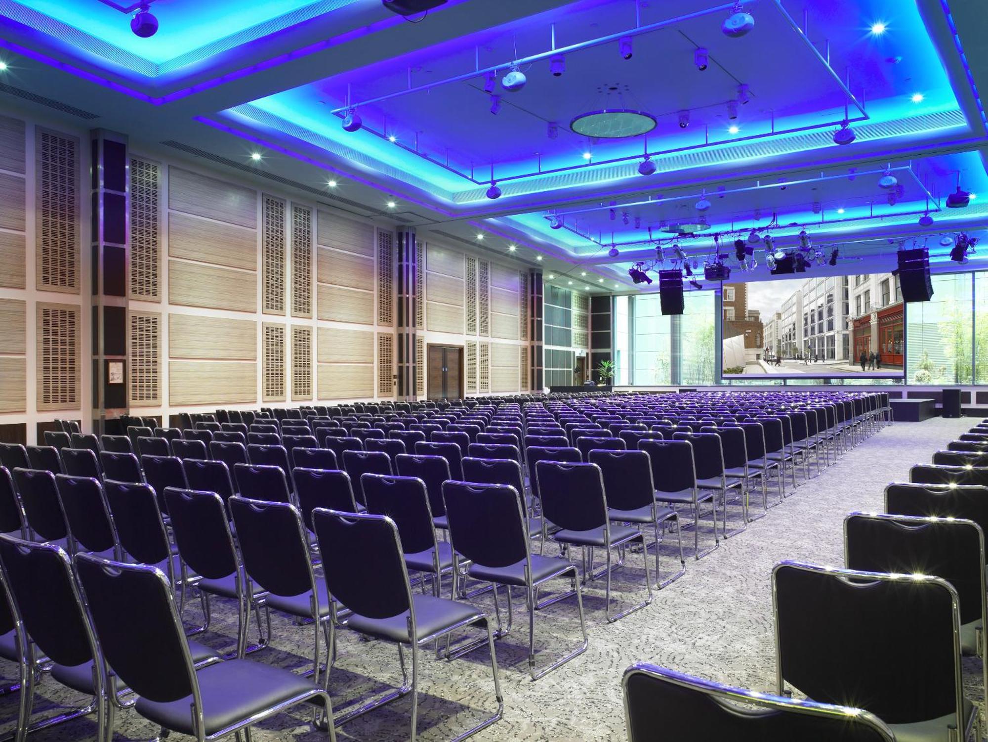Spacious conference room at St Pauls Hotel, perfect for corporate events and seminars. - Banner