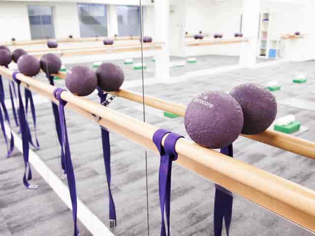 Barrecore Notting Hill fitness studio with barre, ideal for wellness retreats and team-building.