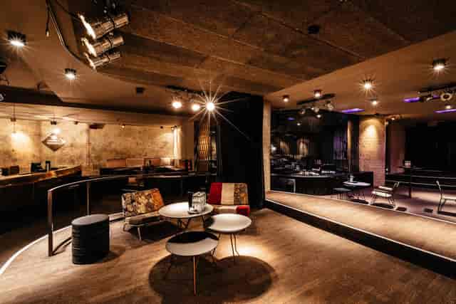 Stylish function room at TABULA RASA, perfect for networking events and gatherings.