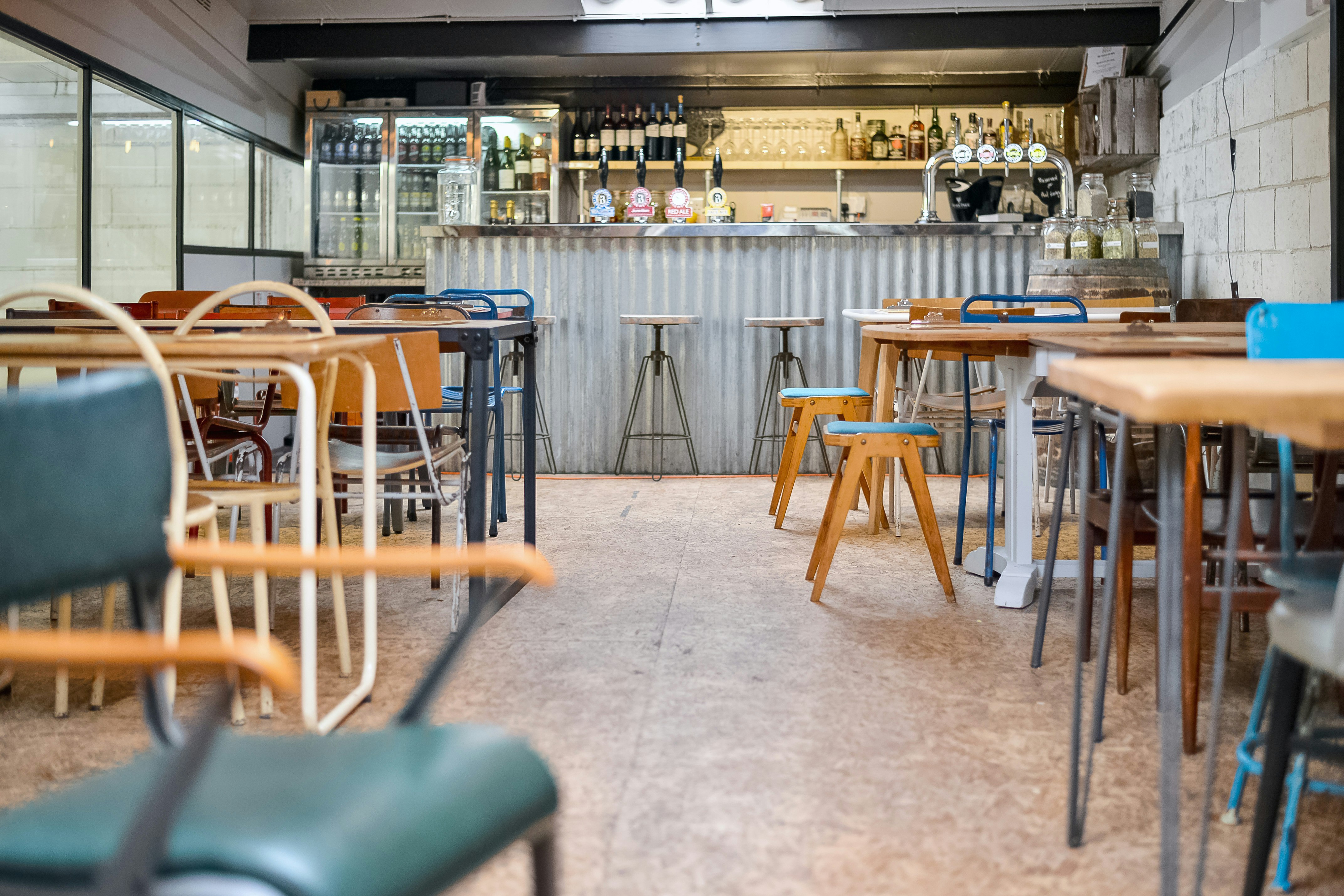 Private Stack Room at Sambrook's Brewery Tap, ideal for casual events and gatherings. - Banner