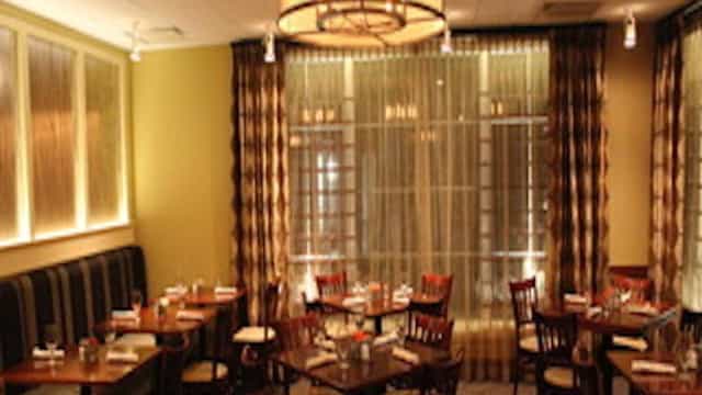Elegant dining space at The Heights Restaurant, perfect for intimate meetings and events.