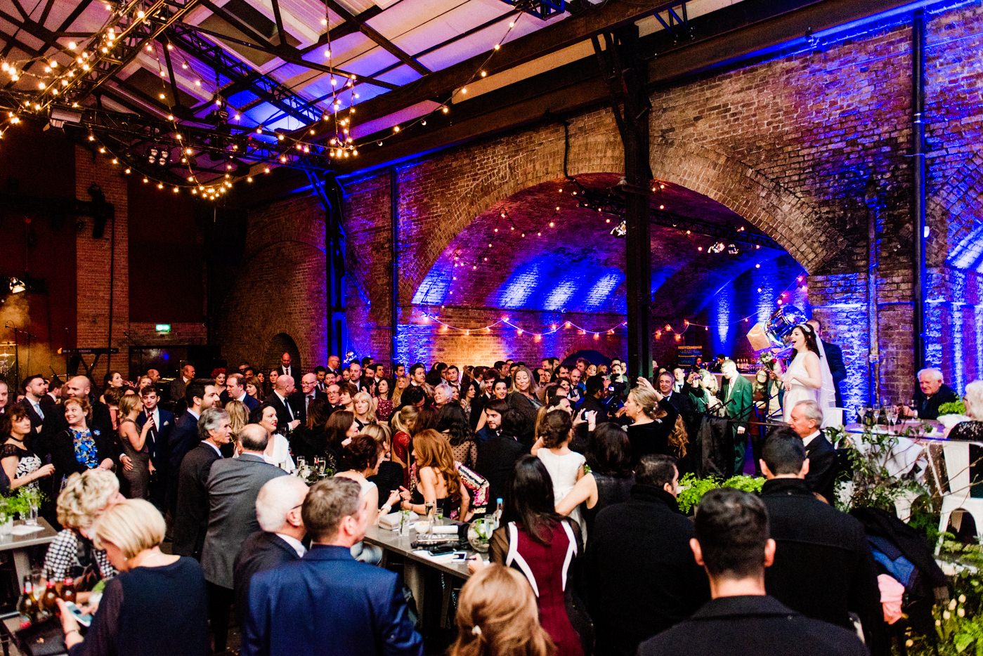 Vibrant event space at Village Underground, perfect for networking and celebrations. - Banner