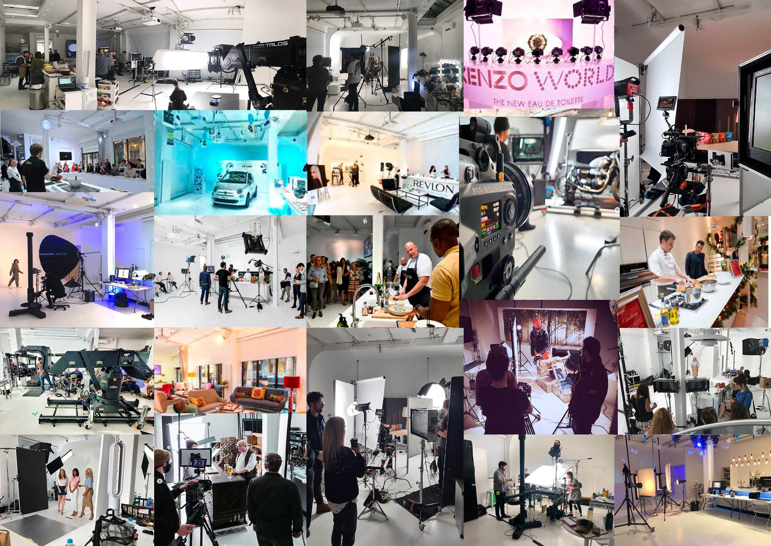 Dynamic event space in Icetank for arts and film production with professional setups. - Banner