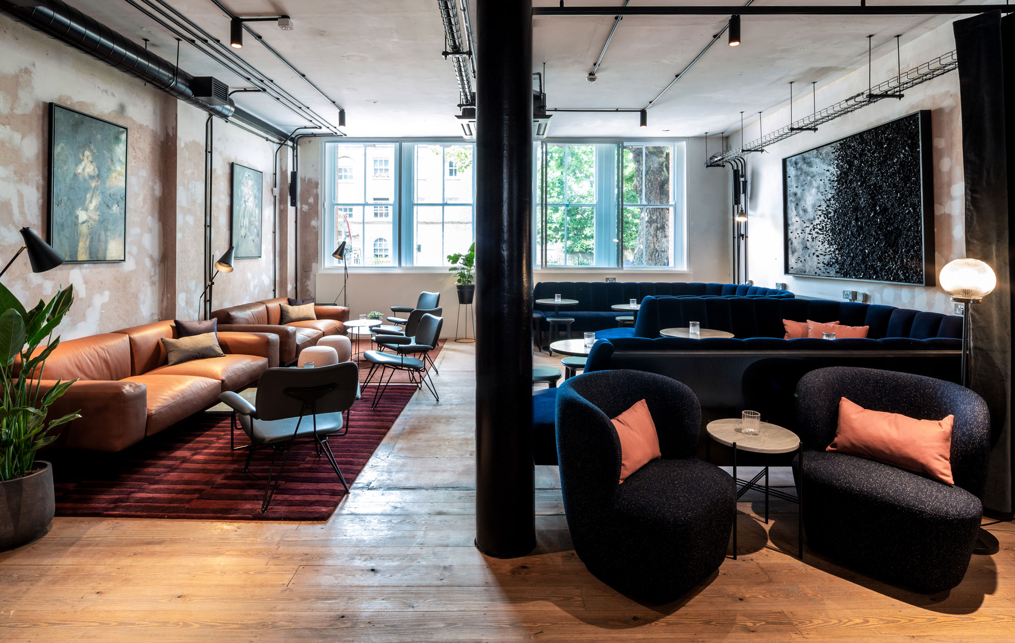 Stylish lounge at The Bar & Garden, perfect for networking events and meetings. - Banner