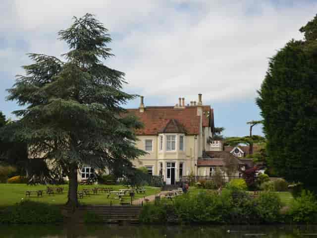 Private Garden Room at Worplesdon Place, ideal for outdoor weddings and events.