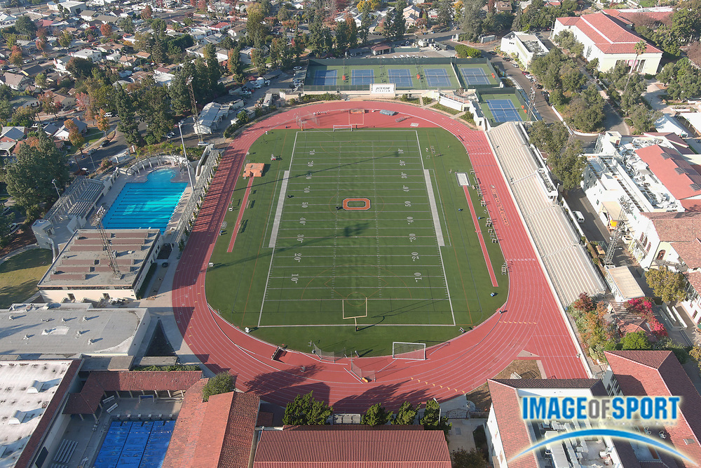 Jack Kemp Stadium: athletic facility with football field, ideal for sports events and gatherings.