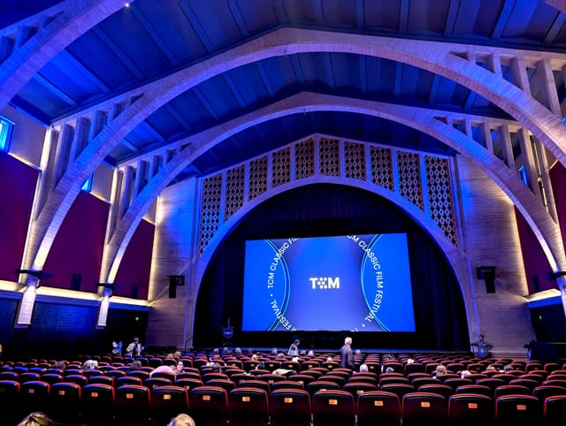 Outdoor deck at Hollywood Legion Theater, spacious auditorium for corporate events.
