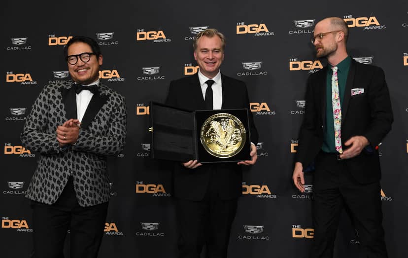 Awards ceremony at Directors Guild of America, showcasing elegant recognition and event branding.