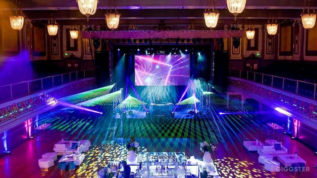 Whole Venue at The Regency Ballroom with dynamic lighting for corporate events and galas.