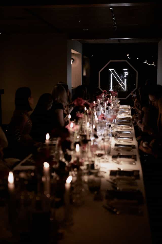 Elegant dining table at Woods Quay, perfect for networking and milestone celebrations.