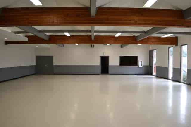 Merced Room at Daly City Hall: spacious event space with high ceilings for meetings and gatherings.