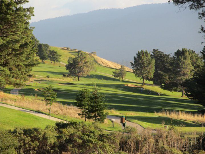 Crystal Springs Golf Course tournament with lush greenery, ideal for corporate events.